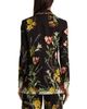 Alice And Olivia Alice and Olivia Denny Slim Notched Lapel Blazer - 3