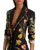 Alice And Olivia Alice and Olivia Denny Slim Notched Lapel Blazer - 5