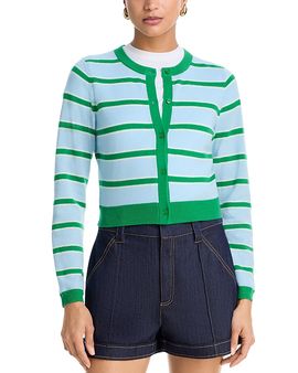 Alice And Olivia Alice and Olivia Dollie Striped Cardigan