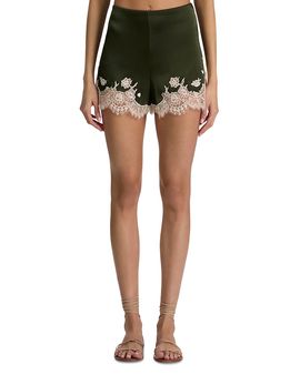 Alice And Olivia Alice and Olivia Elissa Cutaway Lace Shorts
