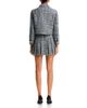 Alice And Olivia Alice and Olivia Emilie Frayed Box Pleat Mini Skirt - 6