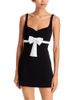 Alice And Olivia Alice and Olivia Eve Bow Mini Dress - 1
