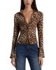 Alice And Olivia Alice and Olivia Freya Fitted Nipped Waist Button Down Top - 1