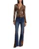 Alice And Olivia Alice and Olivia Freya Fitted Nipped Waist Button Down Top - 2