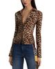 Alice And Olivia Alice and Olivia Freya Fitted Nipped Waist Button Down Top - 5