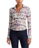 Alice And Olivia Alice and Olivia Freya Staceface Fitted Nipped Waist Button Down Top - 1
