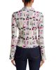 Alice And Olivia Alice and Olivia Freya Staceface Fitted Nipped Waist Button Down Top - 3