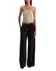 Alice And Olivia Alice and Olivia Giada Cotton Embellished Cropped Top - 2