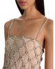 Alice And Olivia Alice and Olivia Giada Cotton Embellished Cropped Top - 5
