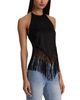 Alice And Olivia Alice and Olivia Greta Halter Tie Back Top - 4