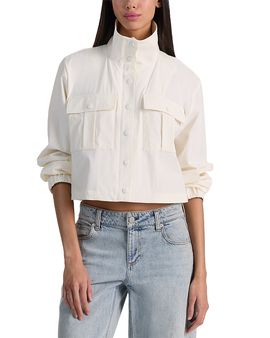 Alice And Olivia Alice and Olivia James Cropped Funnel Neck Jacket