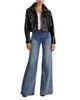 Alice And Olivia Alice and Olivia James Faux Leather Cropped Jacket - 2