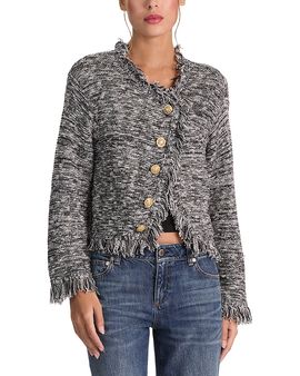 Alice And Olivia Alice and Olivia Janet Fringe Cardigan Jacket