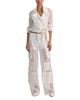 Alice And Olivia Alice and Olivia Keith Sheer Mixed Media Jacket - 2