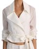 Alice And Olivia Alice and Olivia Keith Sheer Mixed Media Jacket - 5