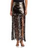 Alice And Olivia Alice and Olivia Kendra Sequin Fringe Maxi Skirt - 1