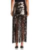 Alice And Olivia Alice and Olivia Kendra Sequin Fringe Maxi Skirt - 3