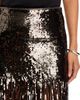 Alice And Olivia Alice and Olivia Kendra Sequin Fringe Maxi Skirt - 5