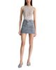 Alice And Olivia Alice and Olivia Kiera Embellished Denim Mini Skirt - 2