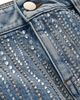 Alice And Olivia Alice and Olivia Kiera Embellished Denim Mini Skirt - 6