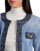 Alice And Olivia Alice and Olivia Landon Cropped Denim Jacket - 5