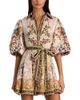 Alice And Olivia Alice and Olivia Lucy Cotton Stretch Mini Shirt Dress - 1