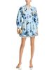 Alice And Olivia Alice and Olivia Lucy Long Sleeve Mini Shirt Dress - 2
