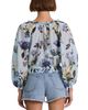 Alice And Olivia Alice and Olivia Mclaine Elbow Sleeve Cropped Blouse - 3