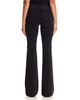 Alice And Olivia Alice and Olivia Mid Rise Cotton Blend Flare Jeans in Black/Clear Crystal - 3