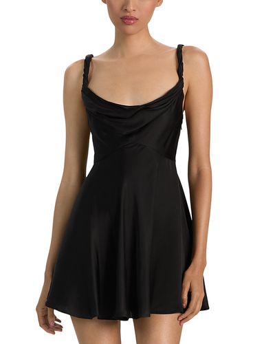 Alice And Olivia Alice and Olivia Monique Twist Strap Mini Dress