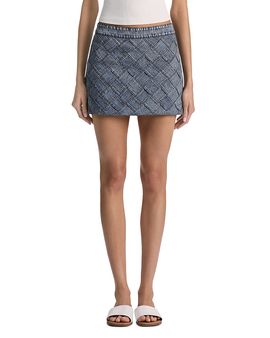 Alice And Olivia Alice and Olivia Rubi Woven Denim Skirt