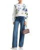 Alice And Olivia Alice and Olivia Russell Cotton Embellished Sweatshirt - 2