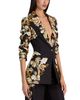 Alice And Olivia Alice and Olivia Shae Fitted One Button Blazer - 4