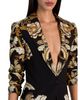 Alice And Olivia Alice and Olivia Shae Fitted One Button Blazer - 5