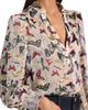 Alice And Olivia Alice and Olivia Sheila Blouson Sleeve Top - 5