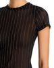 Alice And Olivia Alice and Olivia Tess Embellished Short Sleeve Tee - 4