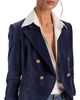Alice And Olivia Alice and Olivia Velvet Double Breasted Blazer - 5