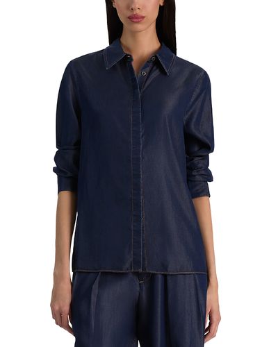 Alice And Olivia Alice and Olivia Willa Relaxed Denim Shirt