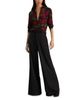 Alice And Olivia Alice and Olivia Willa Silk Button Front Top - 3