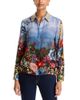 Alice And Olivia Alice and Olivia Willa Silk Placket Top - 1