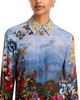 Alice And Olivia Alice and Olivia Willa Silk Placket Top - 4