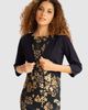 Alie Street London Alie Street London Freya Cropped 3/4 Sleeve Bolero Jacket - 1
