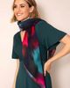 Alie Street London Alie Street London Handfinished Silk Blend Floral Wrap - 1