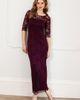 Alie Street London Alie Street London Lila 3/4 Sleeve Lace Maxi Gown - 3