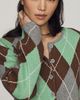 ALIGNE Aggie Argyle Cardigan - 3