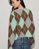 ALIGNE Aggie Argyle Cardigan - 4