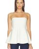 ALIGNE ALIGNE Amy Knitted Bandeau Peplum Top - 1