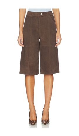 ALIGNE ALIGNE Arden Suede Culotte