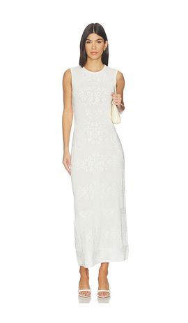 ALIGNE ALIGNE Ashley Crochet Knitted Dress
