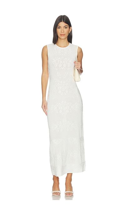ALIGNE ALIGNE Ashley Crochet Knitted Dress